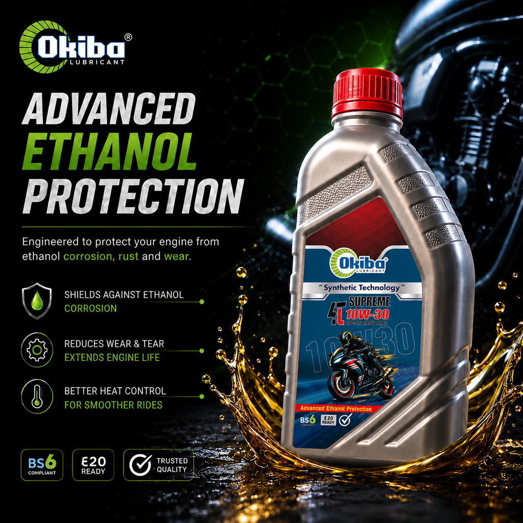 OKIBA Supreme 4T 10W30 Synthetic Technology Engine Oil – 1200 ml