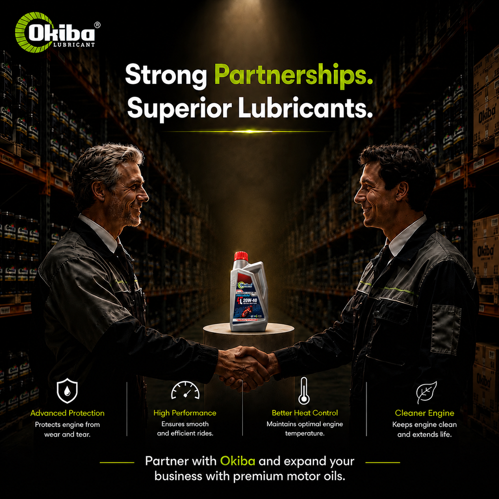 OKIBA Classic 4T 20W50 Fully Synthetic Engine Oil – 1L