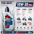 OKIBA Supreme 4T 10W30 Synthetic Technology Engine Oil – 800ML