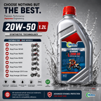 OKIBA Classic 4T 20W50 Synthetic Technology Engine Oil – 1200ML
