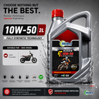 OKIBA Rider 4T 10W50 Synthetic Technology Engine Oil – 2L