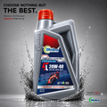 OKIBA Premium 4T 20W40 Synthetic Technology Engine Oil – 900ML